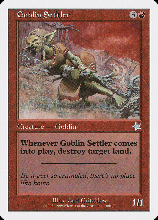 Goblin Settler [Starter 1999] | Eastridge Sports Cards & Games