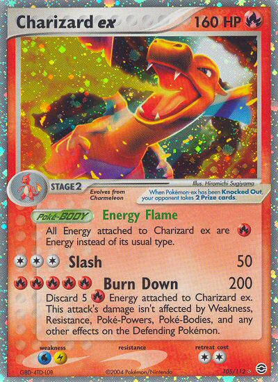 Charizard ex (105/112) [EX: FireRed & LeafGreen] | Eastridge Sports Cards & Games