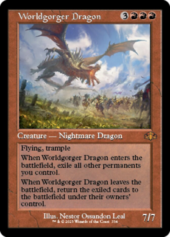 Worldgorger Dragon (Retro) [Dominaria Remastered] | Eastridge Sports Cards & Games