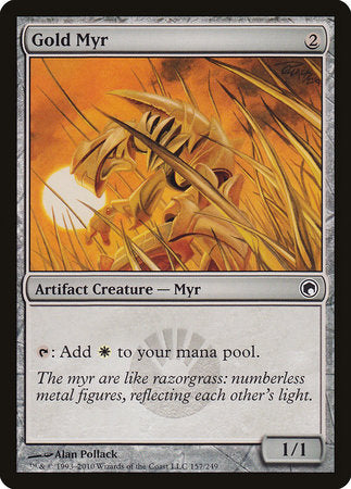 Gold Myr [Scars of Mirrodin] | Eastridge Sports Cards & Games