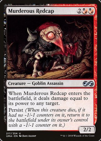 Murderous Redcap [Ultimate Masters] | Eastridge Sports Cards & Games