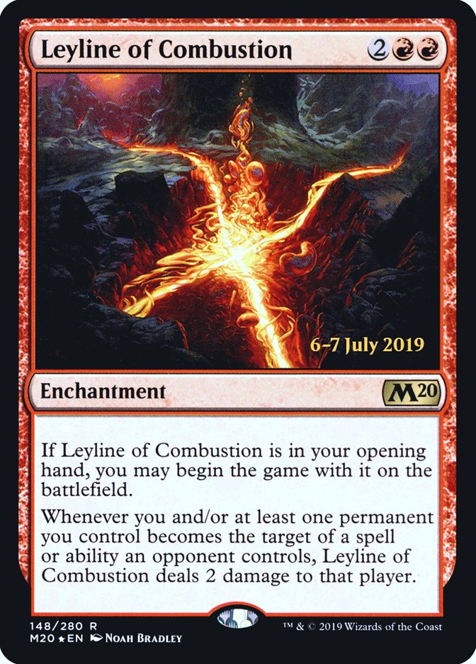 Leyline of Combustion  [Core Set 2020 Prerelease Promos] | Eastridge Sports Cards & Games