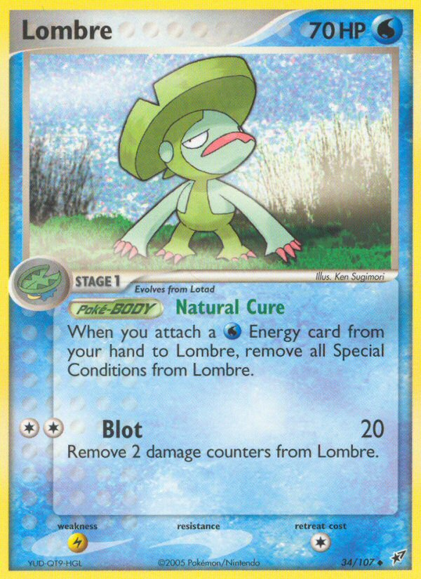 Lombre (34/107) [EX: Deoxys] | Eastridge Sports Cards & Games