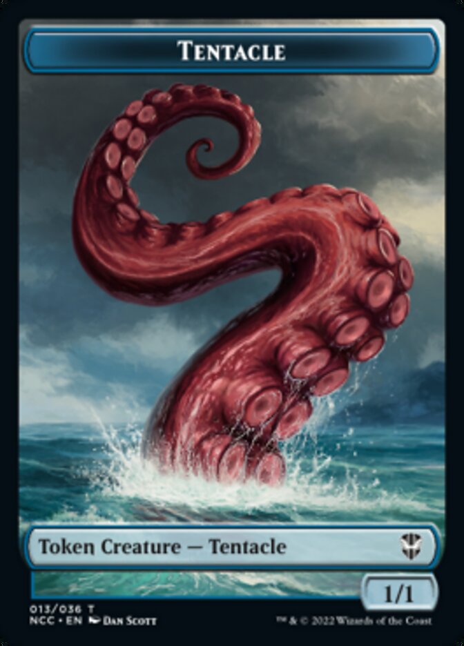 Tentacle // Clue Double-sided Token [Streets of New Capenna Commander Tokens] | Eastridge Sports Cards & Games