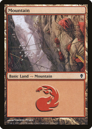 Mountain (245a) [Zendikar] | Eastridge Sports Cards & Games