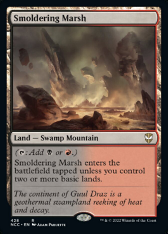 Smoldering Marsh [Streets of New Capenna Commander] | Eastridge Sports Cards & Games