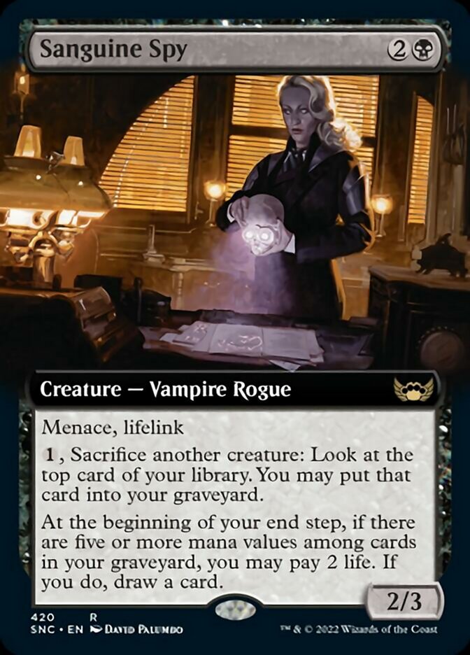Sanguine Spy (Extended Art) [Streets of New Capenna] | Eastridge Sports Cards & Games
