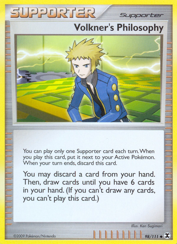 Volkner's Philosophy (98/111) [Platinum: Rising Rivals] | Eastridge Sports Cards & Games