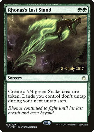 Rhonas's Last Stand [Hour of Devastation Promos] | Eastridge Sports Cards & Games
