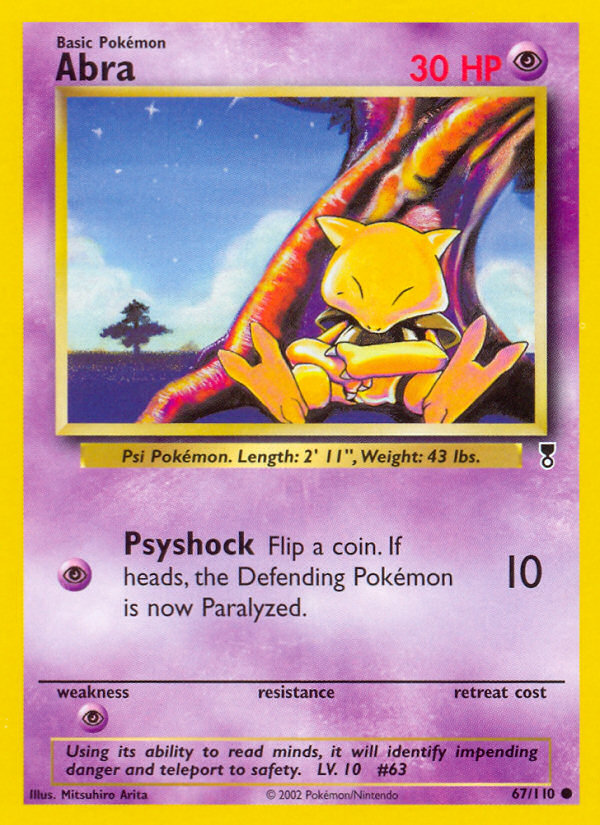 Abra (67/110) [Legendary Collection] | Eastridge Sports Cards & Games