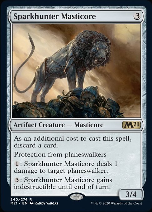 Sparkhunter Masticore [Core Set 2021] | Eastridge Sports Cards & Games