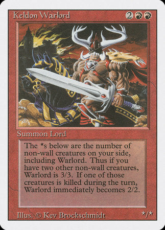 Keldon Warlord [Revised Edition] | Eastridge Sports Cards & Games