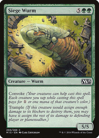 Siege Wurm [Magic 2015] | Eastridge Sports Cards & Games