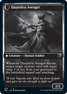 Bereaved Survivor // Dauntless Avenger [Innistrad: Double Feature] | Eastridge Sports Cards & Games