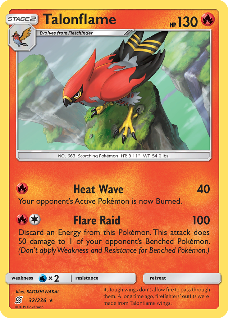 Talonflame (32/236) [Sun & Moon: Unified Minds] | Eastridge Sports Cards & Games