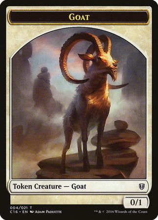 Goat // Thopter Double-sided Token [Commander 2016 Tokens] | Eastridge Sports Cards & Games