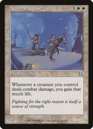Noble Purpose [Mercadian Masques] | Eastridge Sports Cards & Games