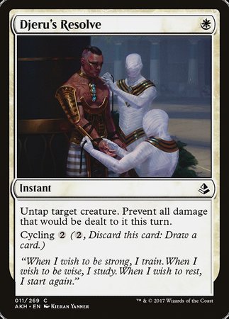 Djeru's Resolve [Amonkhet] | Eastridge Sports Cards & Games