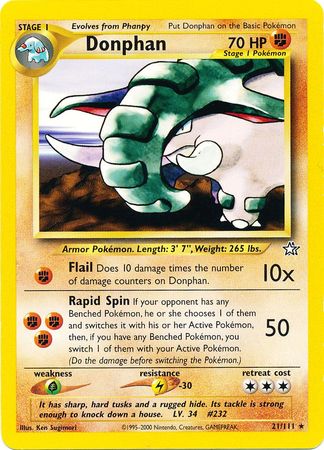 Donphan (21/111) [Neo Genesis Unlimited] | Eastridge Sports Cards & Games