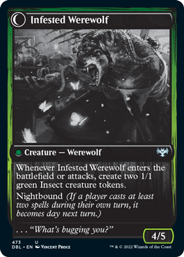 Infestation Expert // Infested Werewolf [Innistrad: Double Feature] | Eastridge Sports Cards & Games