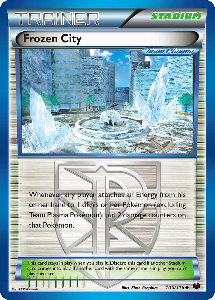 Frozen City (100/116) [Black & White: Plasma Freeze] | Eastridge Sports Cards & Games