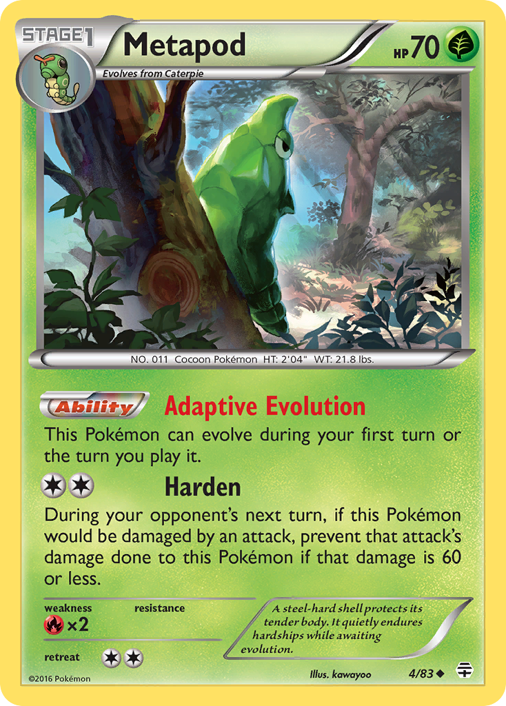 Metapod (4/83) [XY: Generations] | Eastridge Sports Cards & Games