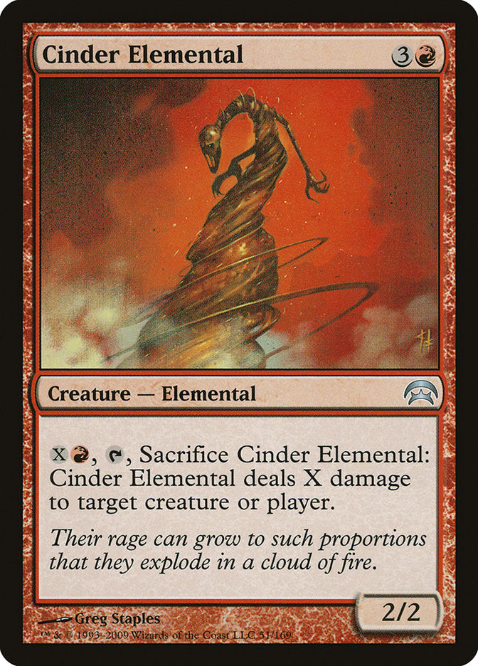 Cinder Elemental [Planechase] | Eastridge Sports Cards & Games