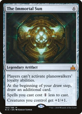 The Immortal Sun [Rivals of Ixalan] | Eastridge Sports Cards & Games