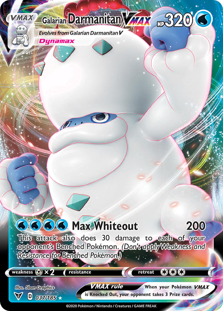 Galarian Darmanitan VMAX (037/185) [Sword & Shield: Vivid Voltage] | Eastridge Sports Cards & Games