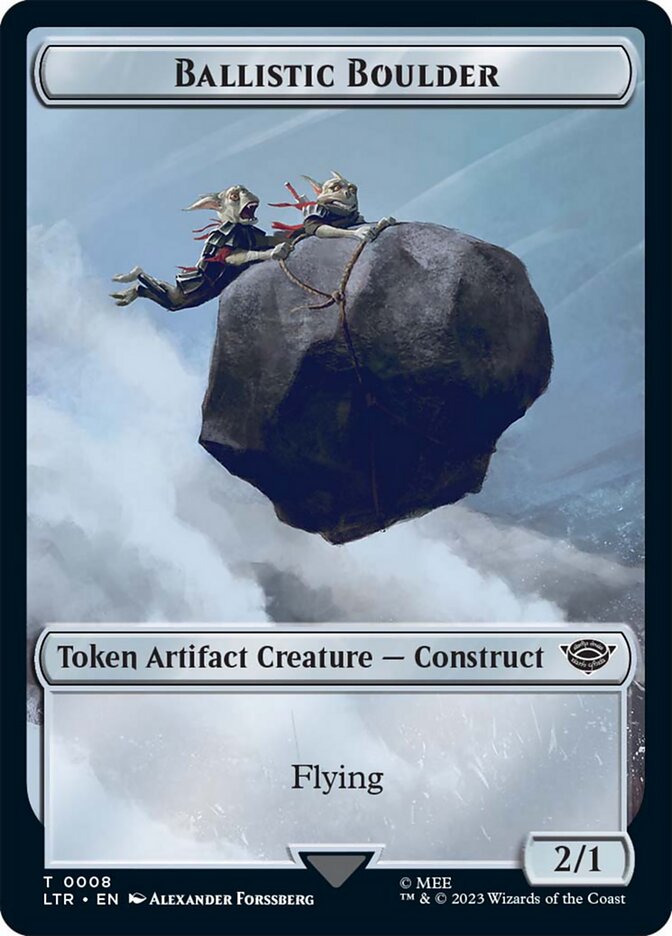 Ballistic Boulder Token [The Lord of the Rings: Tales of Middle-Earth Tokens] | Eastridge Sports Cards & Games