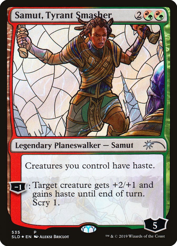 Samut, Tyrant Smasher (Stained Glass) [Secret Lair Drop Promos] | Eastridge Sports Cards & Games