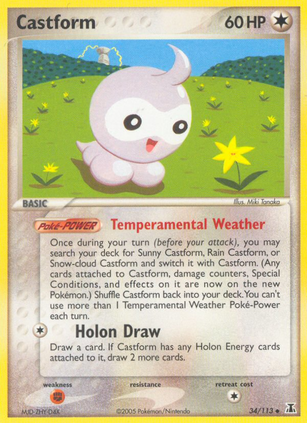 Castform (34/113) [EX: Delta Species] | Eastridge Sports Cards & Games