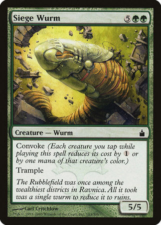 Siege Wurm [Ravnica: City of Guilds] | Eastridge Sports Cards & Games