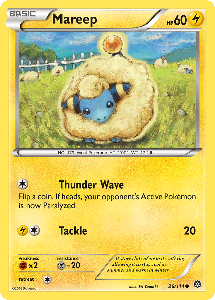 Mareep (38/114) [XY: Steam Siege] | Eastridge Sports Cards & Games