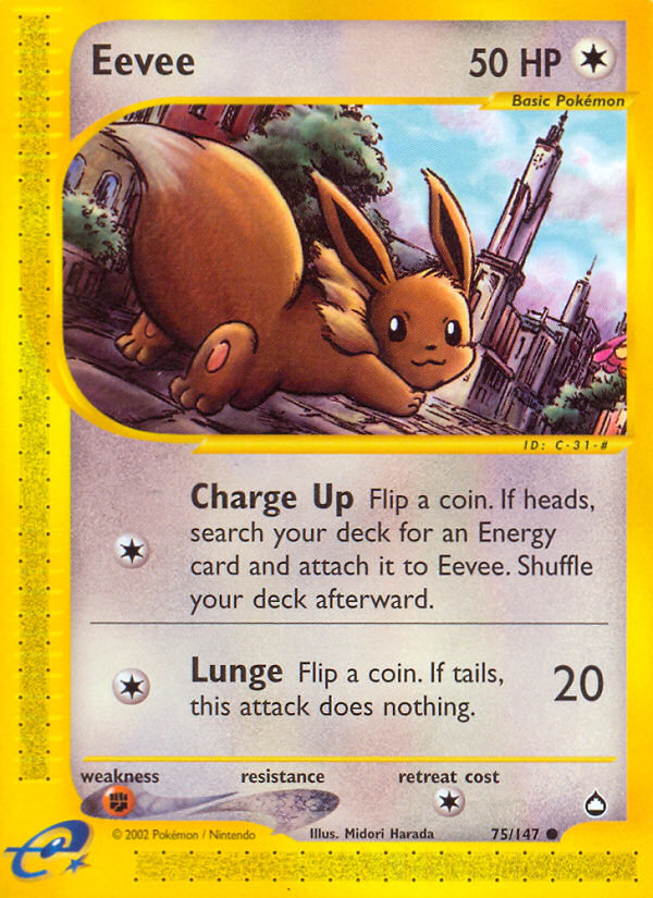 Eevee (75/147) [Aquapolis] | Eastridge Sports Cards & Games