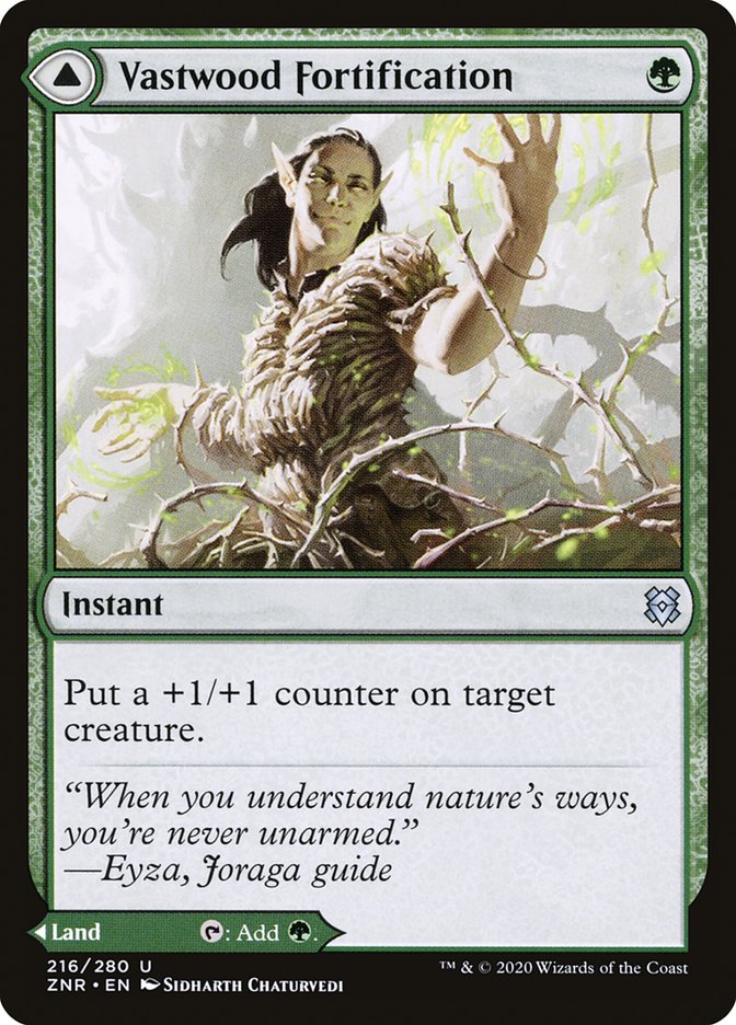 Vastwood Fortification // Vastwood Thicket [Zendikar Rising] | Eastridge Sports Cards & Games