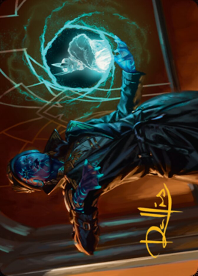 Kamiz, Obscura Oculus Art Card (Gold-Stamped Signature) [Streets of New Capenna Art Series] | Eastridge Sports Cards & Games