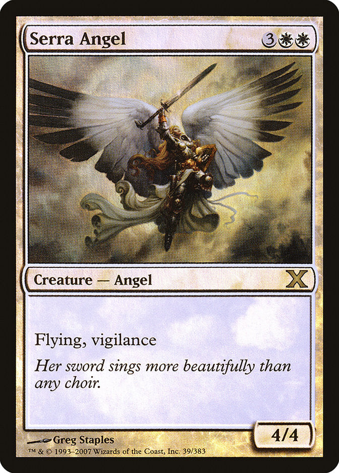 Serra Angel (Premium Foil) [Tenth Edition] | Eastridge Sports Cards & Games