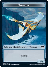 Thopter (008) // Wurm (030) Double-sided Token [Double Masters Tokens] | Eastridge Sports Cards & Games