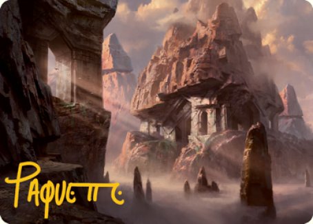 Mountain (277) Art Card (Gold-Stamped Signature) [Dungeons & Dragons: Adventures in the Forgotten Realms Art Series] | Eastridge Sports Cards & Games