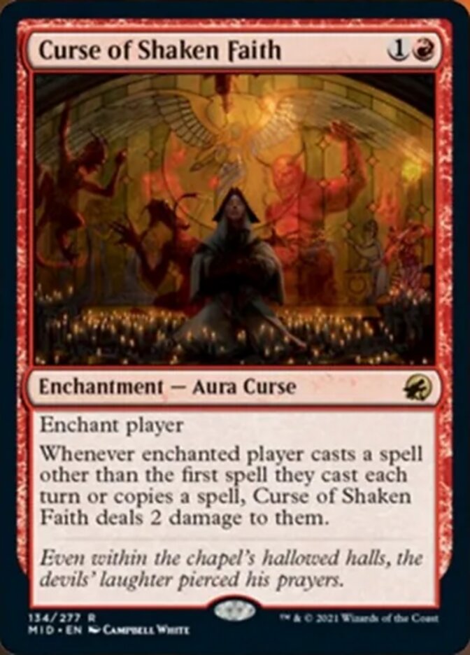 Curse of Shaken Faith [Innistrad: Midnight Hunt] | Eastridge Sports Cards & Games