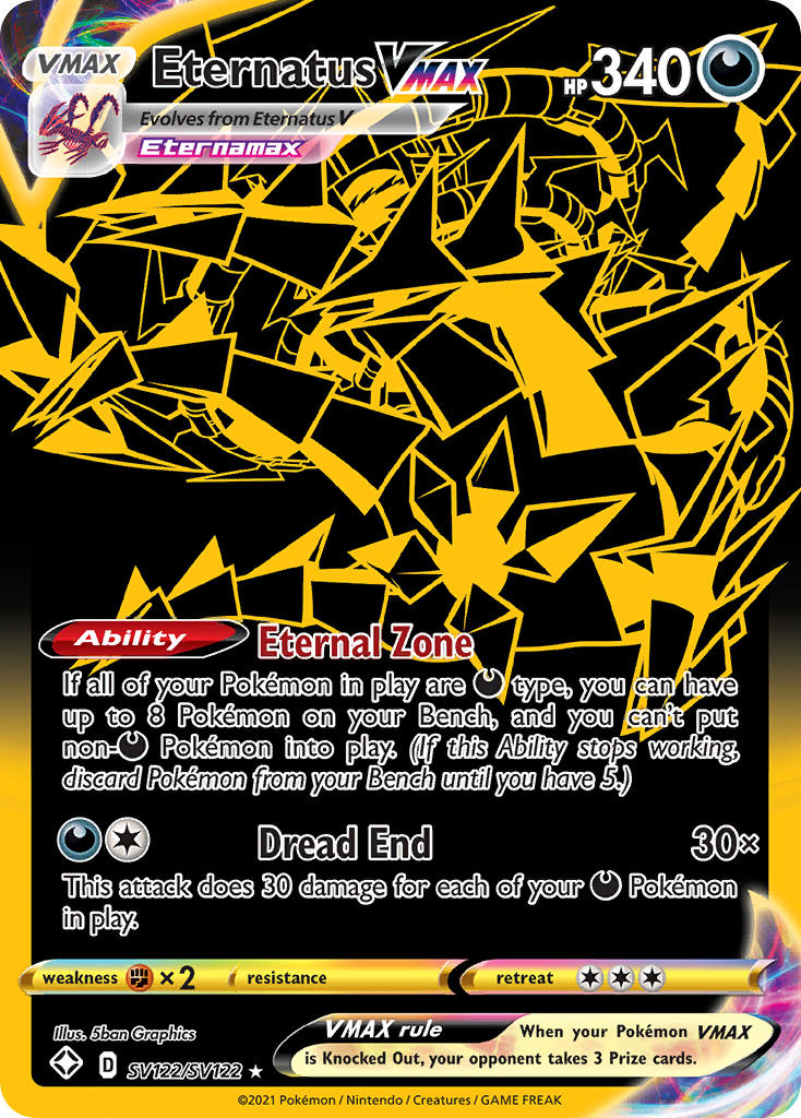 Eternatus VMAX (SV122/SV122) [Sword & Shield: Shining Fates] | Eastridge Sports Cards & Games