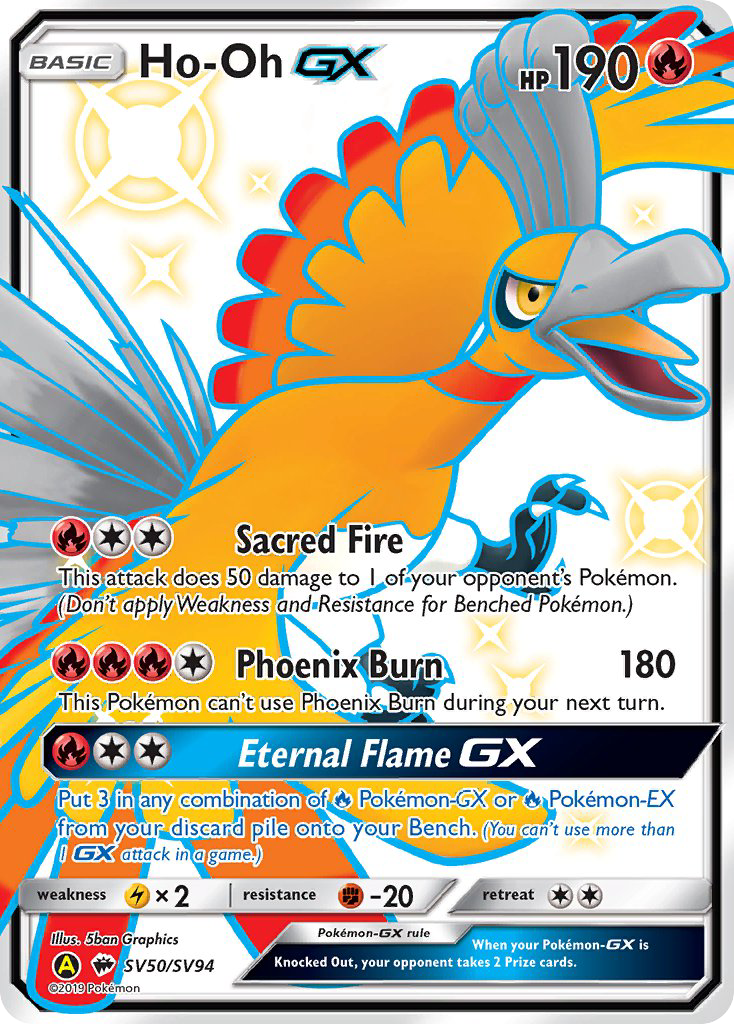 Ho-Oh GX (SV50/SV94) [Sun & Moon: Hidden Fates - Shiny Vault] | Eastridge Sports Cards & Games