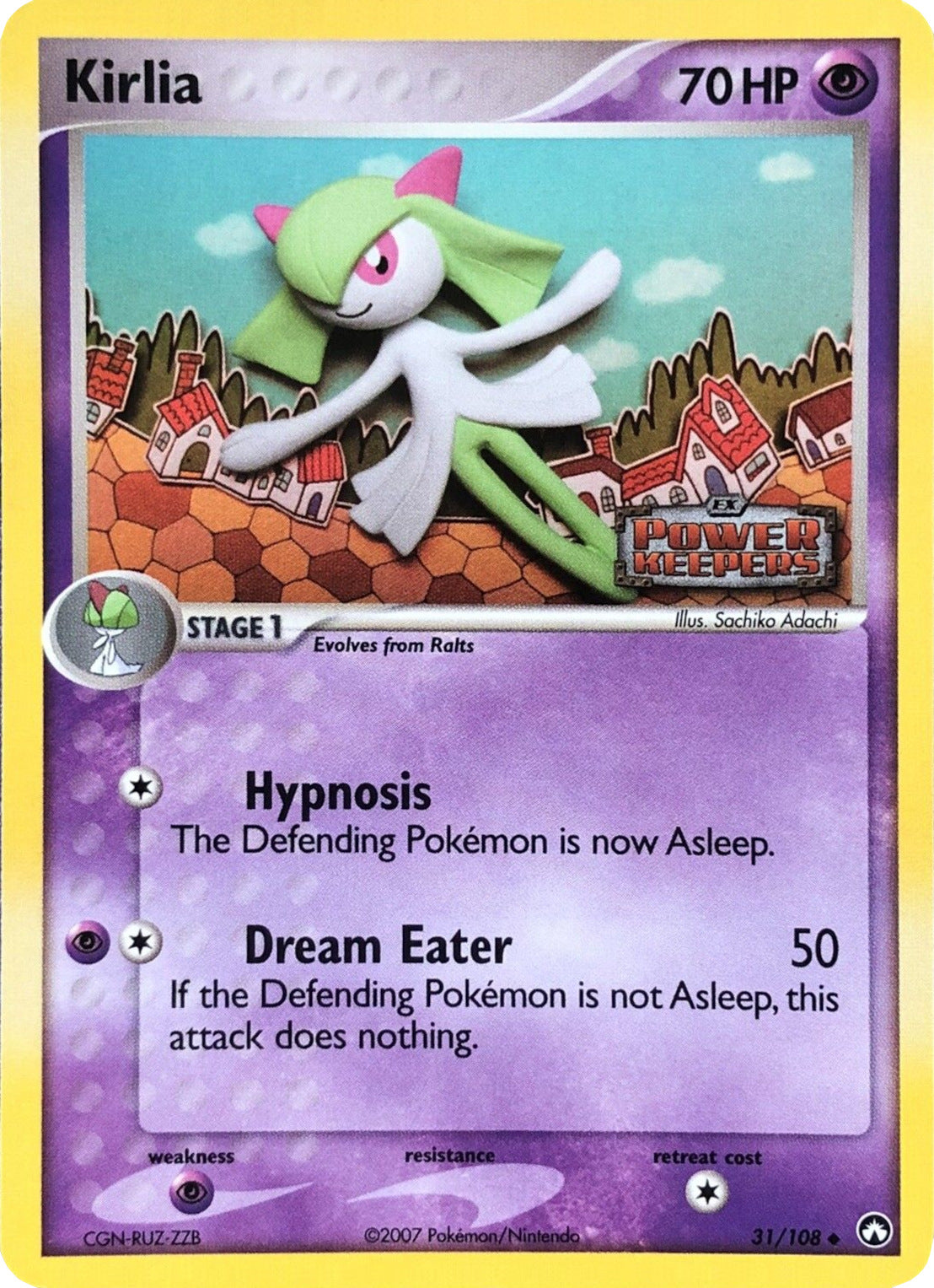 Kirlia (31/108) (Stamped) [EX: Power Keepers] | Eastridge Sports Cards & Games