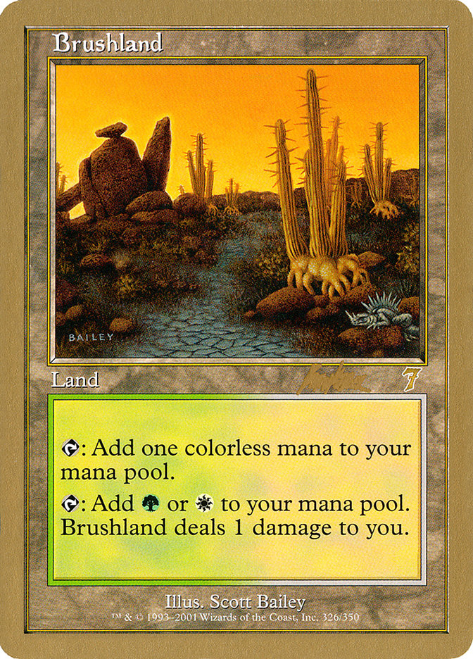 Brushland (Brian Kibler) [World Championship Decks 2002] | Eastridge Sports Cards & Games