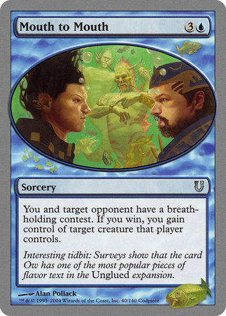 Mouth to Mouth [Unhinged] | Eastridge Sports Cards & Games