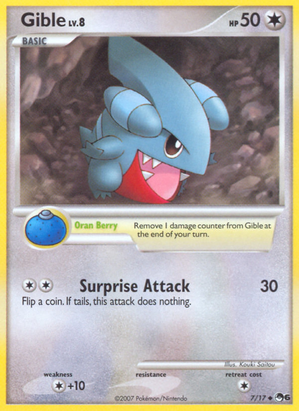 Gible (7/17) [POP Series 6] | Eastridge Sports Cards & Games