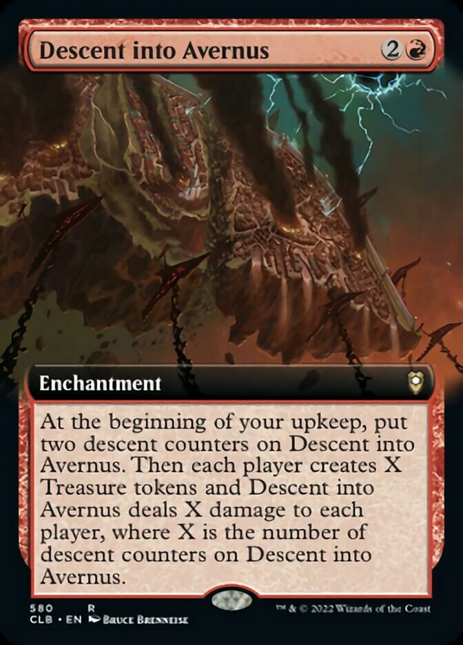 Descent into Avernus (Extended Art) [Commander Legends: Battle for Baldur's Gate] | Eastridge Sports Cards & Games