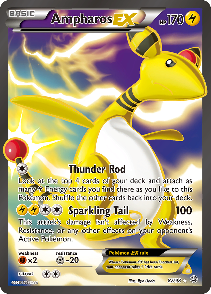 Ampharos EX (87/98) [XY: Ancient Origins] | Eastridge Sports Cards & Games