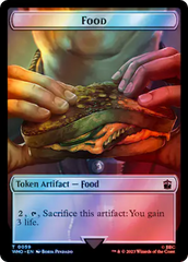 Alien Rhino // Food (0059) Double-Sided Token (Surge Foil) [Doctor Who Tokens] | Eastridge Sports Cards & Games
